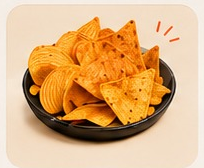 Bowl of crunchy tortilla chips