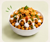 Loaded snack bowl with toppings