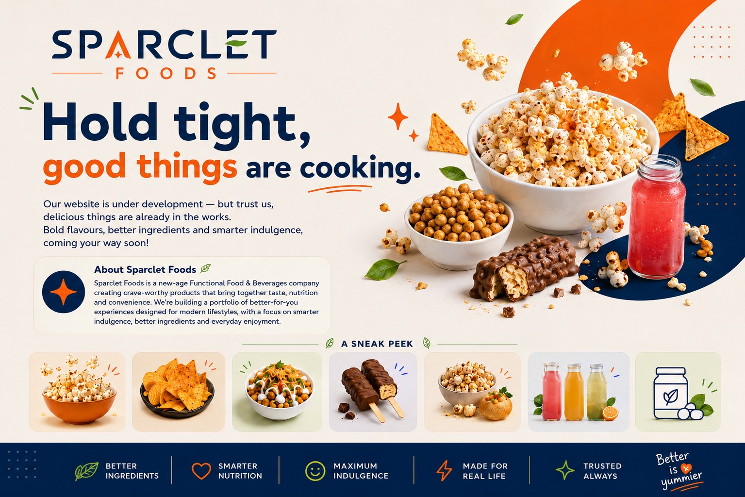 Sparclet Foods - Hold tight, good things are cooking